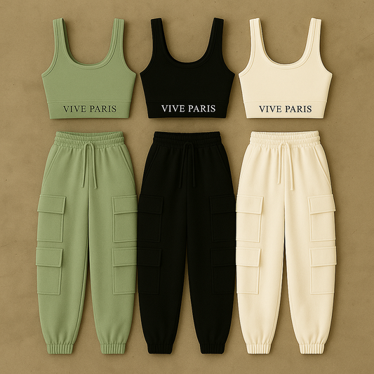WOMEN'S CAMISOLE TOP & JOGGERS COMBO